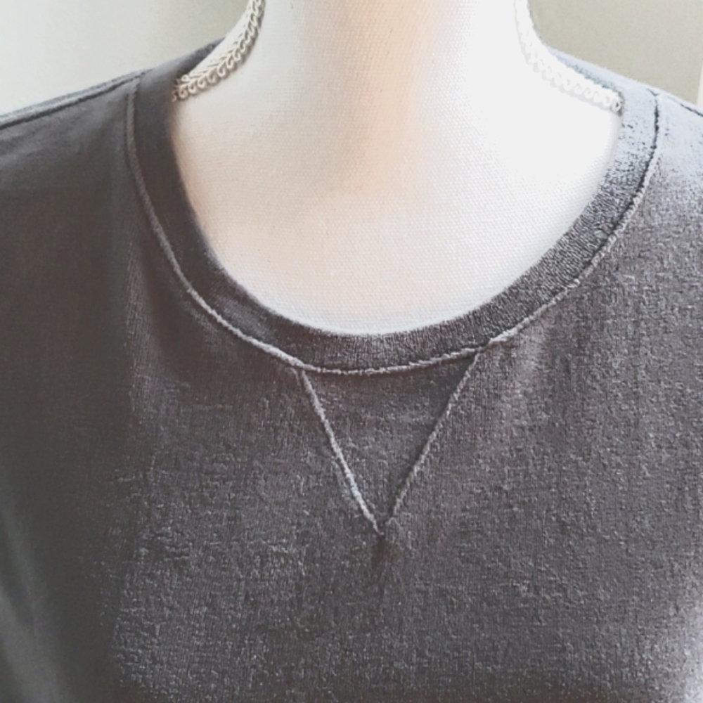 DENIM&CO TUNIC SZ M GRAY - Picture 6 of 9